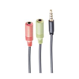 shiverpeaks Adaptateur en Y pour casque BASIC-S, TRRS