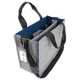 sigel Sacoche en feutre Desk Sharing Bag Bicolor M, gris