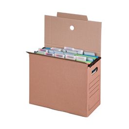 smartboxpro Collecteur de dossier suspendu, marron, (l)160mm x10