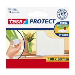tesa Protect Patin en feutrine, diamètre: 18 mm, blanc