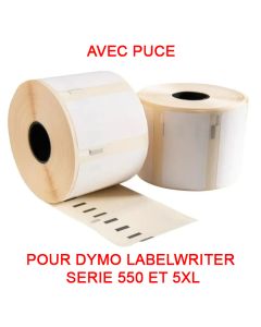 11354 / S0722540 - ruban cassette compatible Dymo (avec puce)