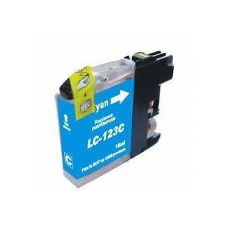 LC123C - cartouche compatible Brother - cyan