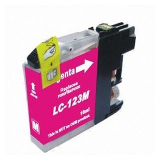 LC123M - cartouche compatible Brother - magenta