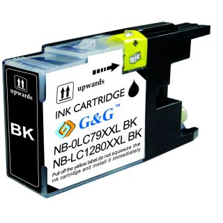 LC1280XLBK - cartouche compatible Brother - noire