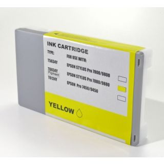 C13T603400 / T6034 - cartouche compatible Epson - jaune