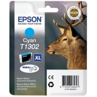 C13T13024010 / T1302 - cartouche de marque Epson - cyan