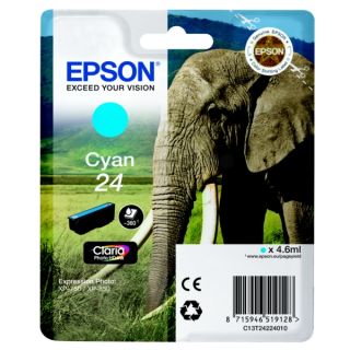 C13T24224022 / 24 - cartouche de marque Epson - cyan