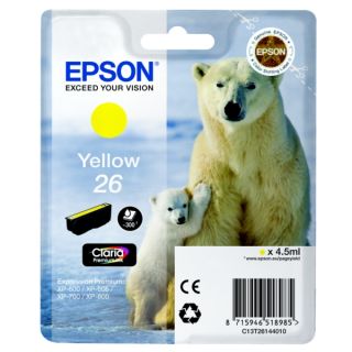 C13T26144010 / 26 - cartouche de marque Epson - jaune