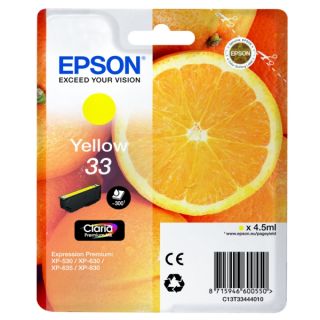 C13T33444010 / 33 - cartouche de marque Epson - jaune