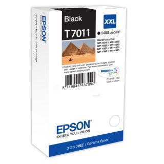 C13T70114010 / T7011 - cartouche de marque Epson - noire