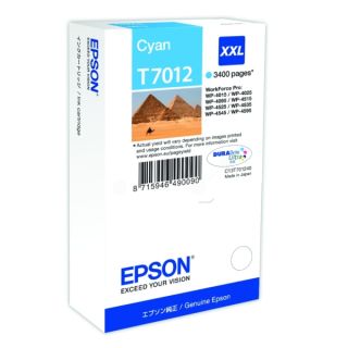C13T70124010 / T7012 - cartouche de marque Epson - cyan