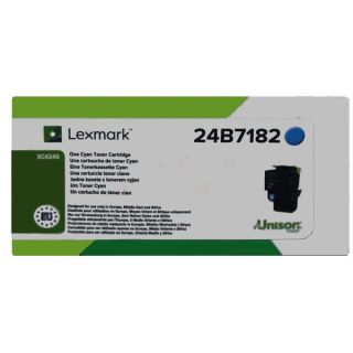 24B7182 - toner de marque Lexmark - cyan