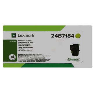 24B7184 - toner de marque Lexmark - jaune