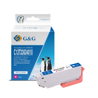 C13T33634010 / 33XL - cartouche qualité premium compatible Epson - magenta