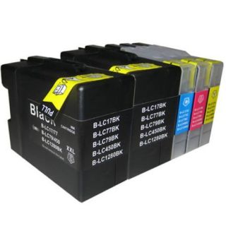 LC 1280 XL - Cartouches compatibles Brother - Multipack 5 cartouches (2xBK + C,M,Y)