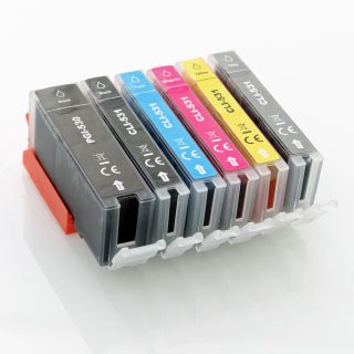 6117C004 / PGI-530/CLI531 - cartouches compatible Canon - multipack 6 couleurs : noire, cyan, magenta, jaune, grise