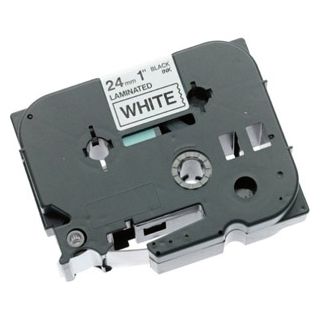 TZE251 - ruban cassette compatible Brother - noir, blanc