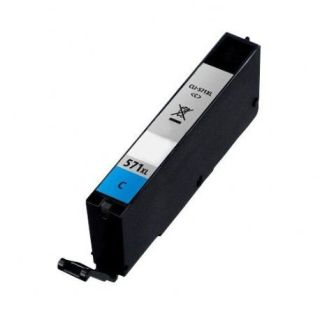 0332C001 / CLI-571 CXL - cartouche compatible Canon - cyan