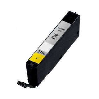 0334C001 / CLI-571 YXL - cartouche compatible Canon - jaune