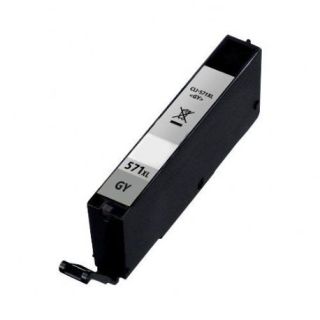 0335C001 / CLI-571 GYXL - cartouche compatible Canon - grise