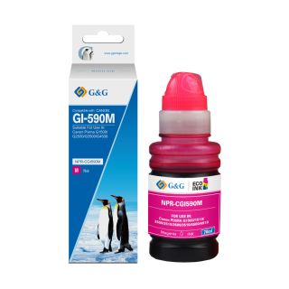 1605C001 / GI-590 M - bouteille d'encre compatible Canon - magenta