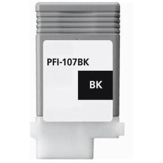 6705B001 / PFI-107 BK - cartouche compatible Canon - noire