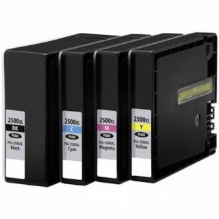 PGI 2500 XL - Cartouches compatibles Canon - Multipack 4 couleurs (BK,C,M,Y)