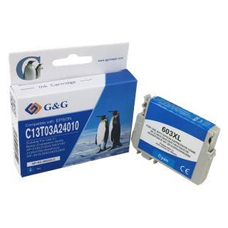 C13T03A24020 / 603XL - cartouche compatible Epson - cyan