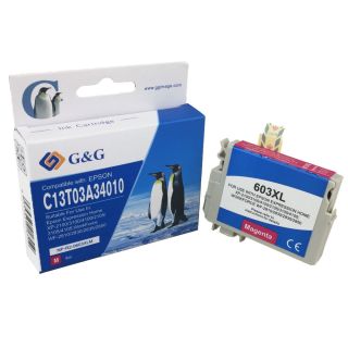 C13T03A34020 / 603XL - cartouche compatible Epson - magenta