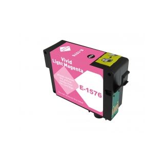 C13T15764010 / T1576 - cartouche compatible Epson - magenta photo