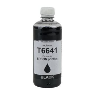 C13T66414A / T6641 - bouteille d'encre compatible Epson - noire
