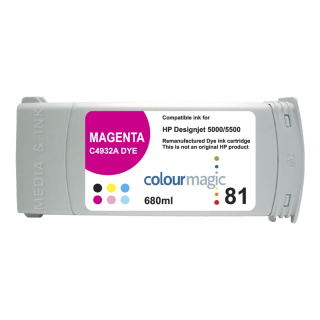 C4932A / 81 - cartouche compatible HP - magenta