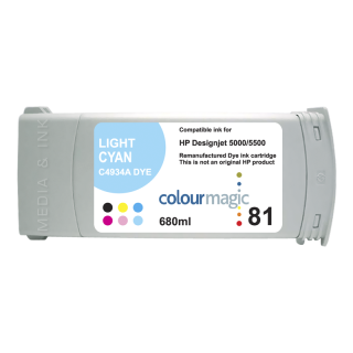 C4934A / 81 - cartouche compatible HP - cyan photo