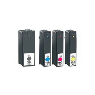 100XL / 14N1921E - Cartouches compatibles HP - Multipack 4 couleurs (BK,C,M,Y)