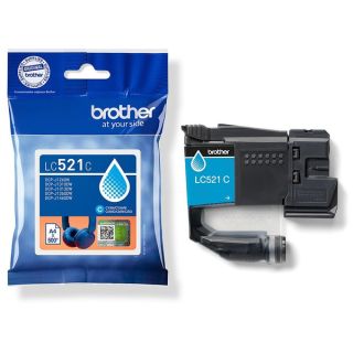 LC521C - cartouche de marque Brother - cyan