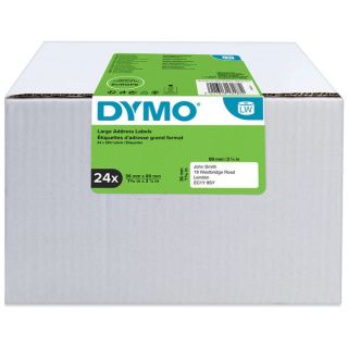 13187 / S0722390 - ruban cassette de marque Dymo - blanc