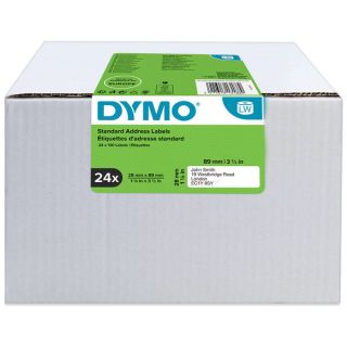 13188 / S0722360 - ruban cassette de marque Dymo - blanc