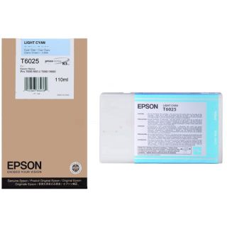 C13T602500 / T6025 - cartouche de marque Epson - cyan photo