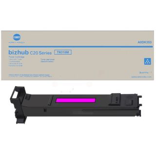 A0DK353 / TN-318 M - toner de marque Konica Minolta - magenta