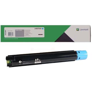 24B7519 - toner de marque Lexmark - cyan