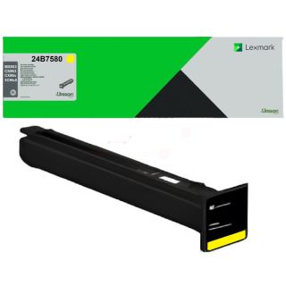 24B7580 - toner de marque Lexmark - jaune