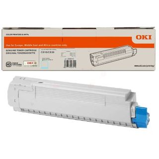 44059107 - toner de marque OKI - cyan