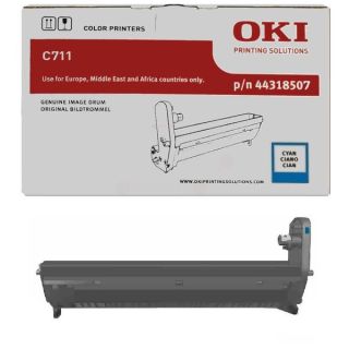 44318507 - tambour de marque OKI - cyan