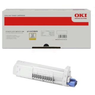 44318605 - toner de marque OKI - jaune