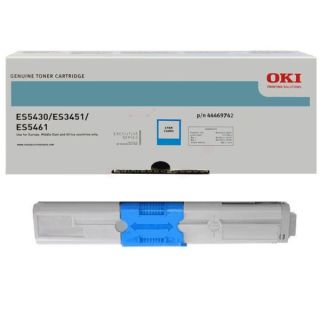 44469742 - toner de marque OKI - cyan