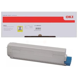 44844613 - toner de marque OKI - jaune