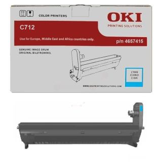 46507415 - tambour de marque OKI - cyan
