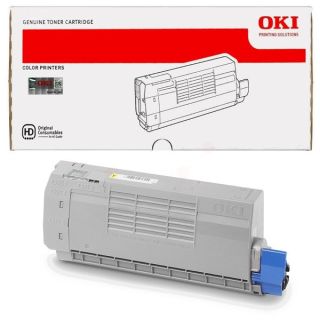 46507613 - toner de marque OKI - jaune