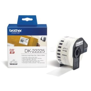 DK22225 - ruban cassette de marque Brother - blanc