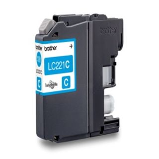 LC221C - cartouche de marque Brother - cyan